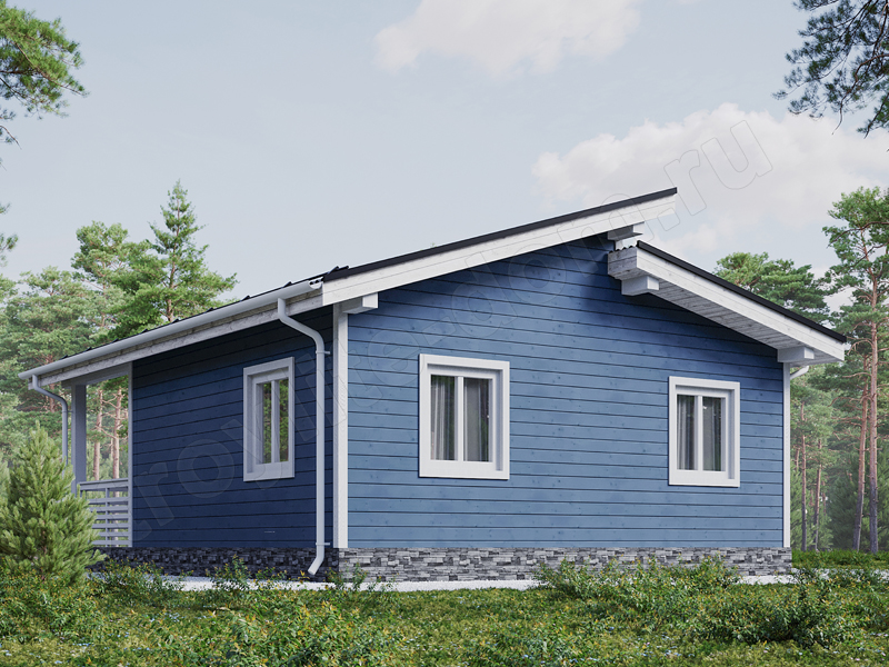 Каркасный дом 7х7 Воганово